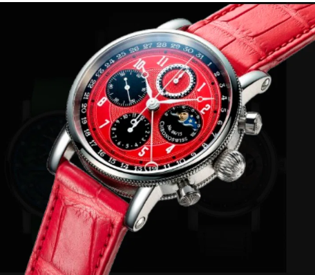 CRONOS クロノス　kouichiさん専用 クロノスイス(CHRONOSWISS) CH-7543L-RO ルナ クロノグラフ